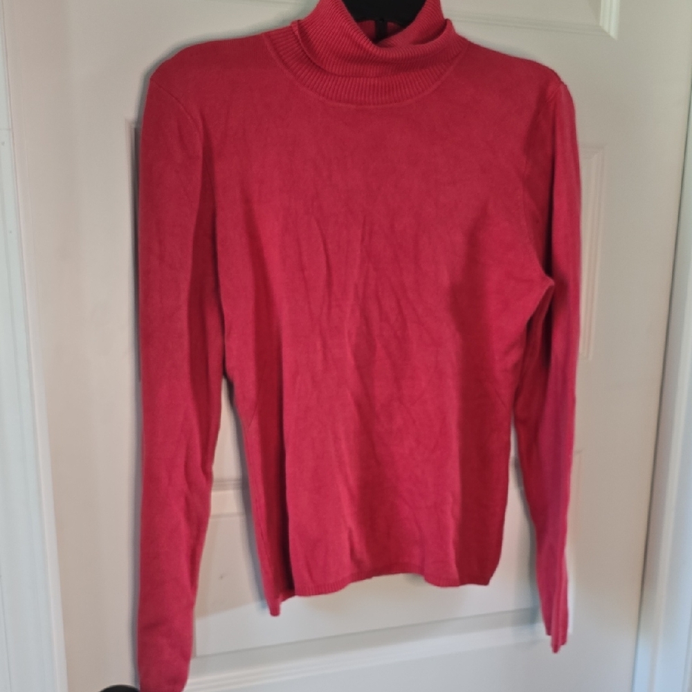 Red Cowl Neck Sweater with Elegant Design